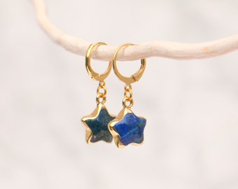 Lapis Lazuli Stern Ohrringe