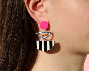 Flashy Statement Earrings