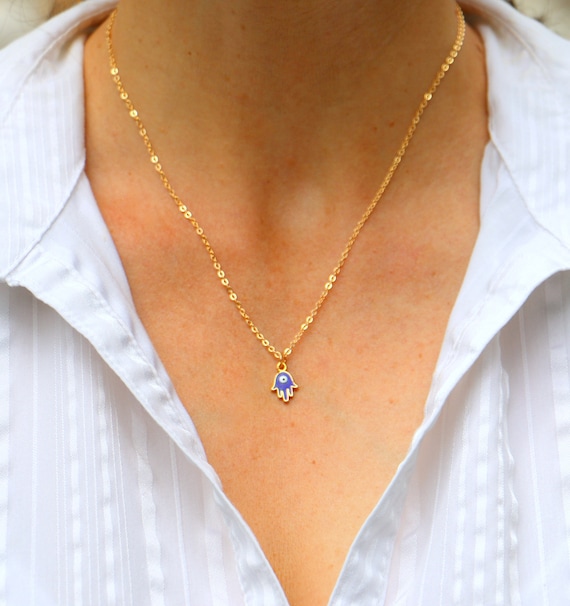 Evil Eye Necklace Dainty