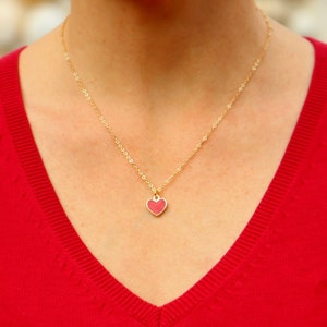 Red Heart Necklace image 7