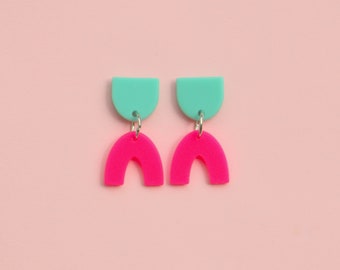 Neon Pop Fun Earrings