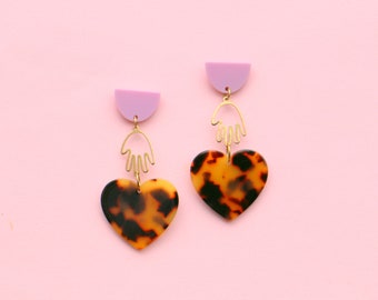 Hands to Heart Earrings