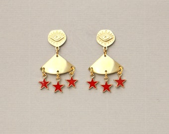 Boho Star Earrings