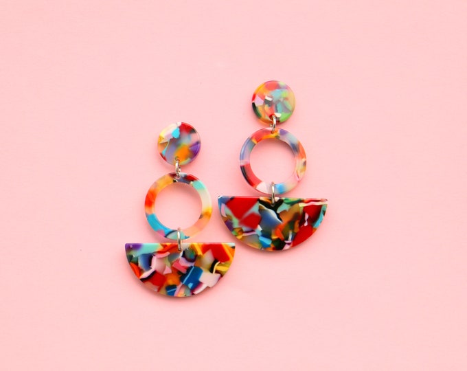 Colorful Statement Earrings