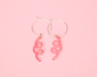 Acrylic Twist Earrings