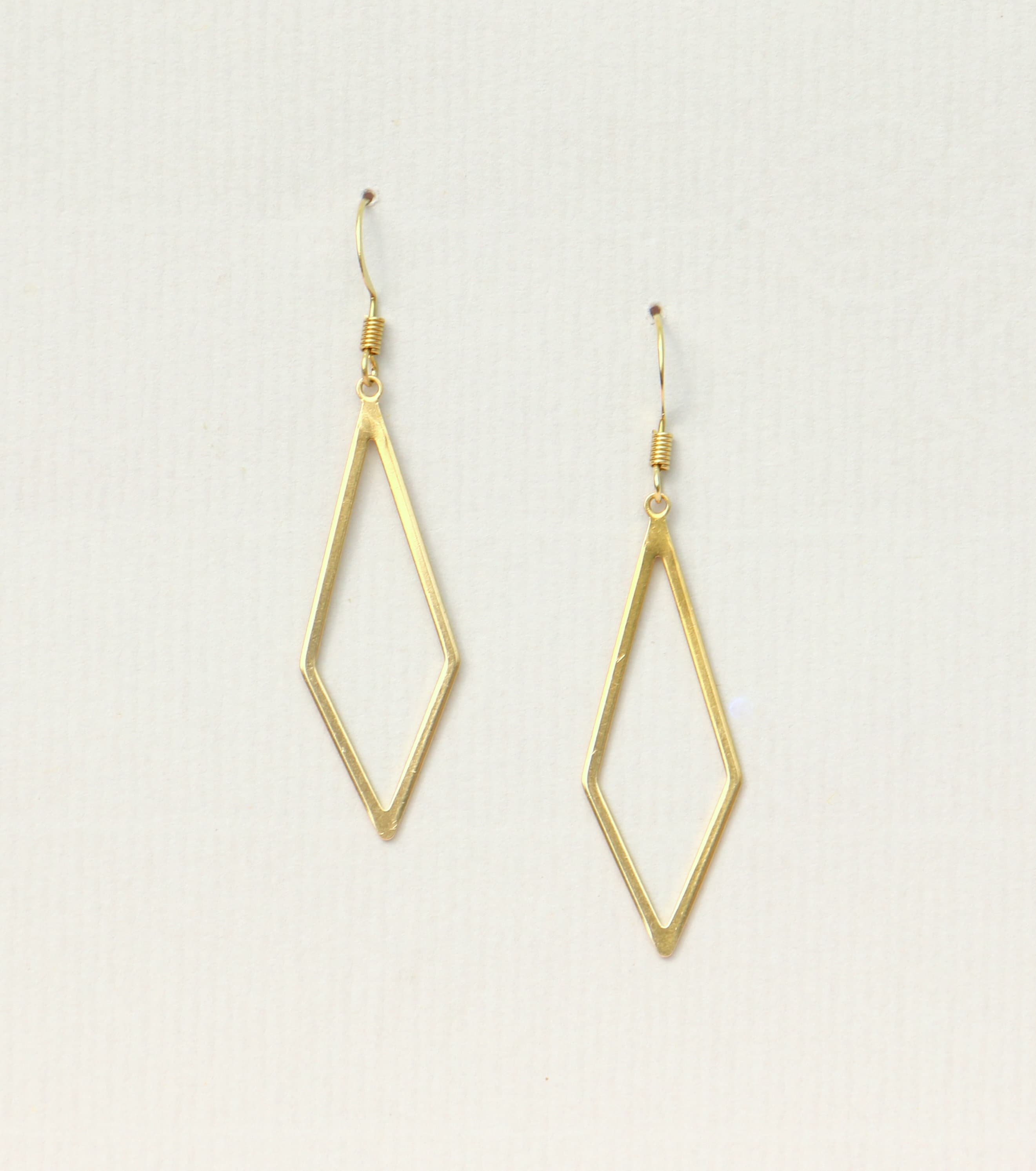 Diamond shape cheap drop earrings
