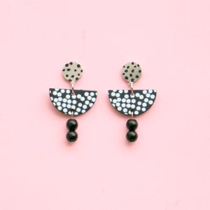 Funky Polka Dot Earrings