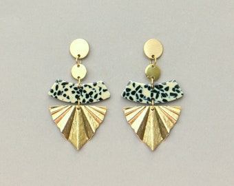 Modern Art Deco Earrings