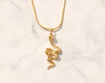 Gold Snake Necklace