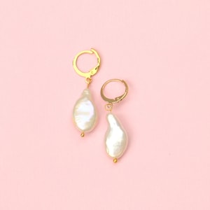 Drop Keshi Pearl Earrings