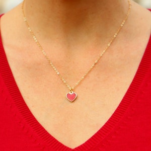 Red Heart Necklace image 1