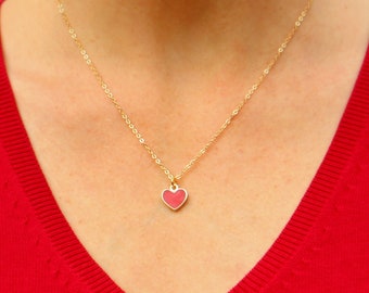 Red Heart Necklace