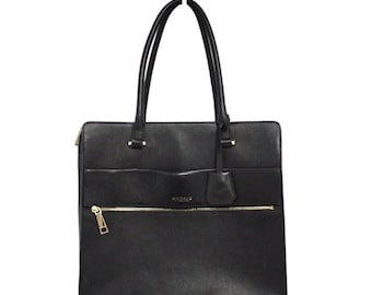 Modalu Pippa Leather Black Satchel Bag VGC Etsy