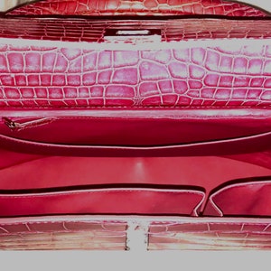 Asprey London Exquisite Barbie Rose Pink Leather Bag 167 Collection Handbag Suitable for Royalty image 5