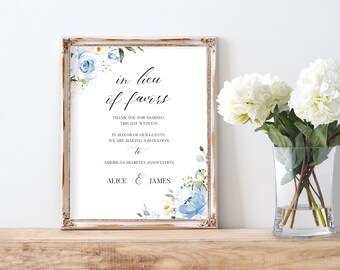 In Lieu Of Flowers Etsy