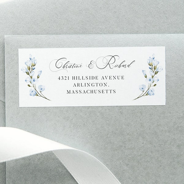 Address Label Template Etsy