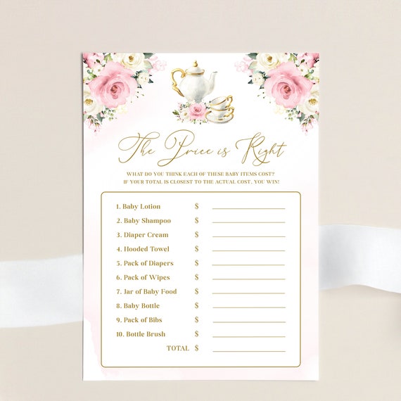 The Price Is Right Game Printable Template Girl Baby Shower Games the-price-is-right-game-printable-template-girl-baby-shower-games