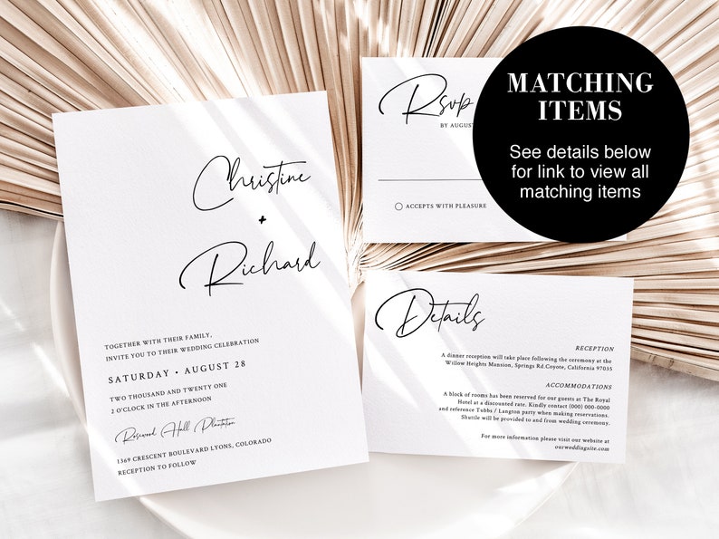 Thank You Postcard Template Modern Minimalist Thanks Card - Etsy Canada
