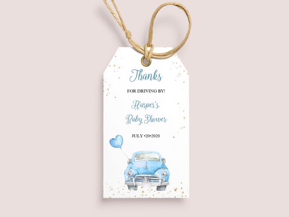 baby shower thank you tags printable