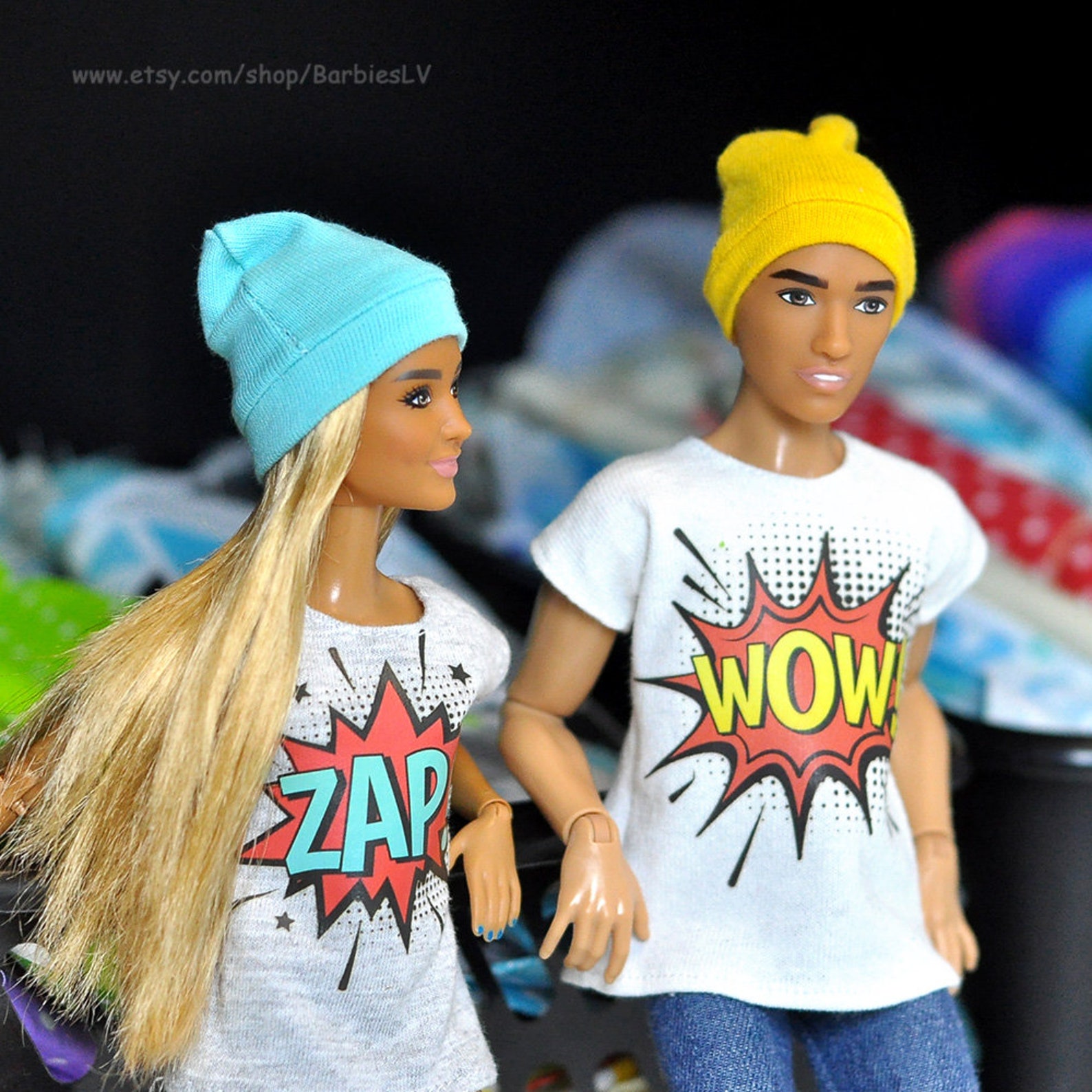 Barbie Ken Doll Beanie Hat 12doll accessories doll Etsy