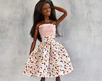 Fashion  Doll Clothing SET, Skirt and Top OOAK