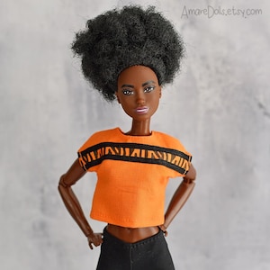 Doll Shirt, Blouse, Top Handmade Doll Clothes, 12&quot; fashion doll