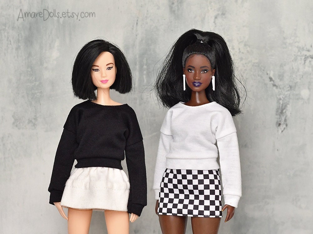 Barbie Ensemble sweat-shirt et leggings Ensemble de commandes coordonnées, Tenues et ensembles de vêtements pour filles, 10-11 Ans