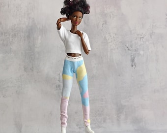 Doll PANTS, Leggings, Doll Clothes, 12"clothes, 1:6 scale fashion doll accessories