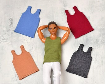 Handmade Fashion Doll Jersey Tank Top