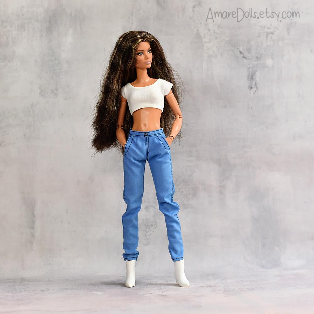 F Fityle – Short De Sport Pour Poupée 1/6, Bleu, Tissu Confortable, Accessoire Pour Figurine 12 Pouces