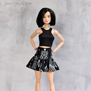 Doll SKIRT, Doll Clothes, 12&quot;doll, 1/6 fashion clothing