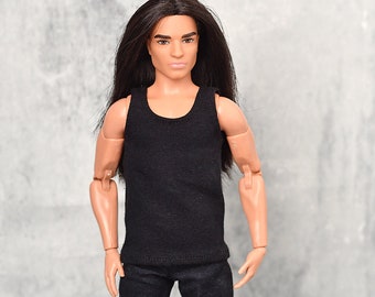 Handmade Male Doll Jersey T-Shirt