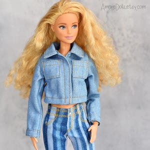 Doll Jacket, Coat, for Regular, Tall, Petite, BJD, 1/6 Scale