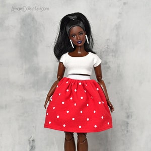 Doll SKIRT, Doll Clothes, 12&quot;doll, 1/6 fashion clothing