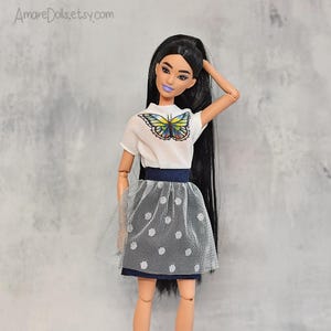 人形ドレス、手作り人形服