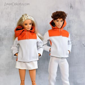 Doll JACKET, Unisex Coat, Outerwear, 1:6 fashion handmade doll clothes