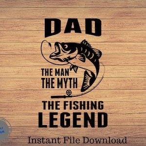 Papá El hombre, día del padre Svg, pesca svg, pesca clipart, pescado png, pesca lindo arte, pesca cricut, lindo svg, cortar archivos SVG, Png