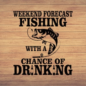 Pronóstico de fin de semana, Día del padre Svg, Pesca svg, clipart de pesca, pez png, arte lindo de pesca, cricut de pesca, svg lindo