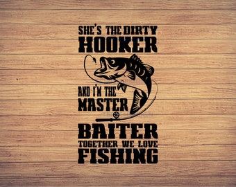 I'm the master baiter Fishing Svg, Father's day Svg, Fishing svg, fishing clipart, fish png, fishing cute art, fishing cricut, cute svg