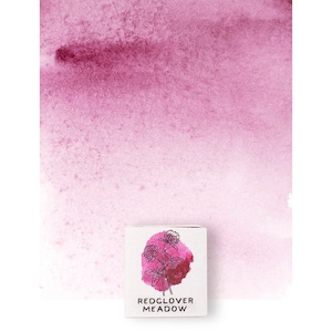 Magenta watercolor paint, Handmade watercolors, eco-friendly, non-toxic watercolors. Handmade art supply.