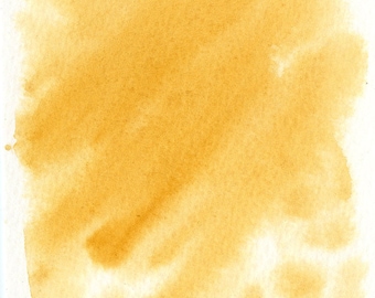 Acquerello color terra gialla, mezza confezione. Acquerelli fatti a mano, ecologici e atossici. Materiale artistico fatto a mano.
