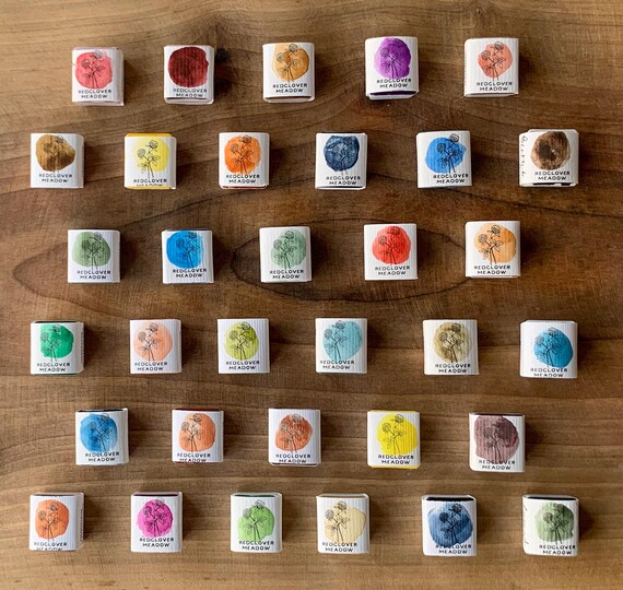 Custom Watercolor Palette: 12 Handmade Aquarelle Paints