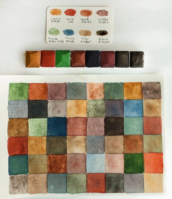  CSY art gallery Mineral And Classical Watercolor Paint