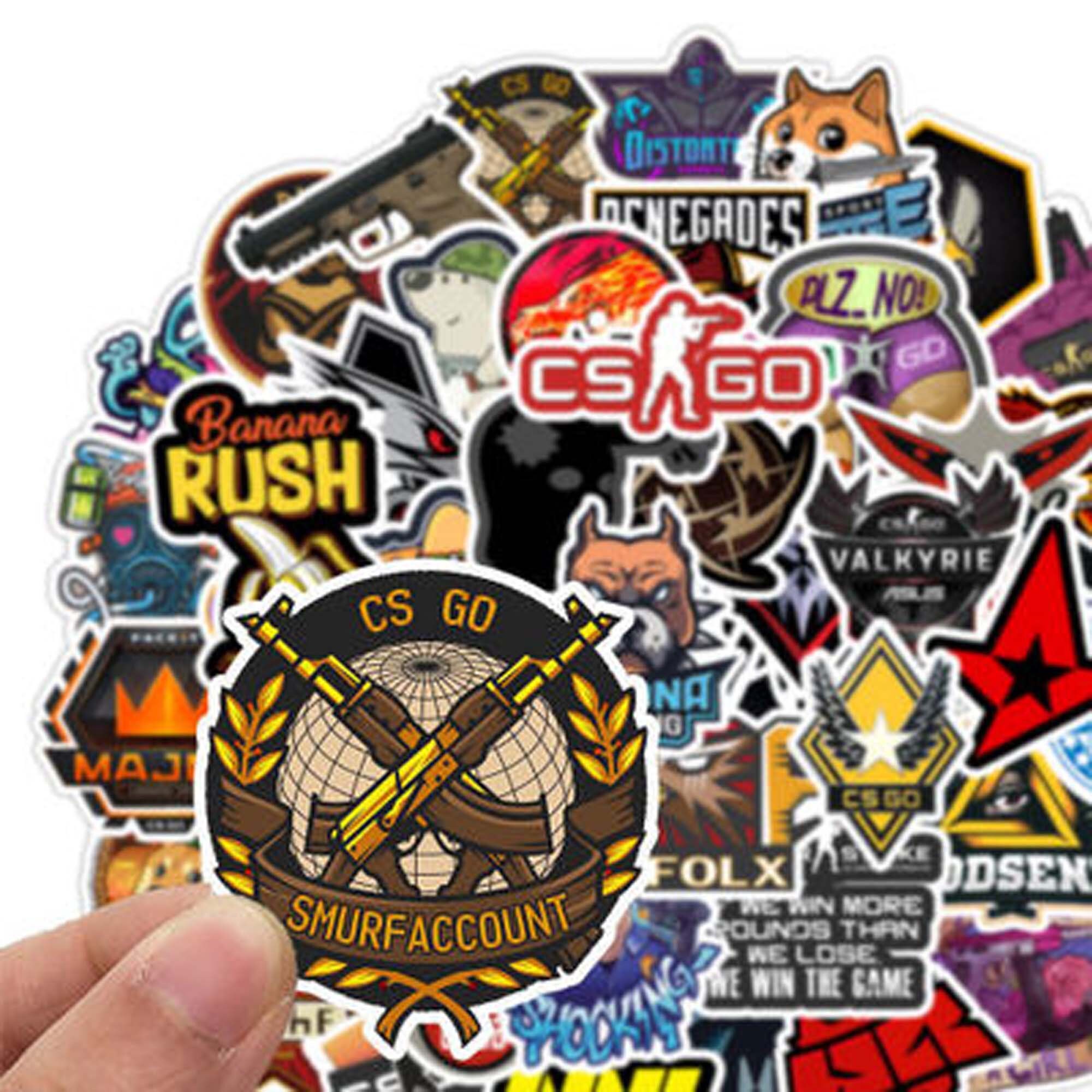 50PCS Shooting Game Laptop Sticker CSGO Stickers Computer Etsy