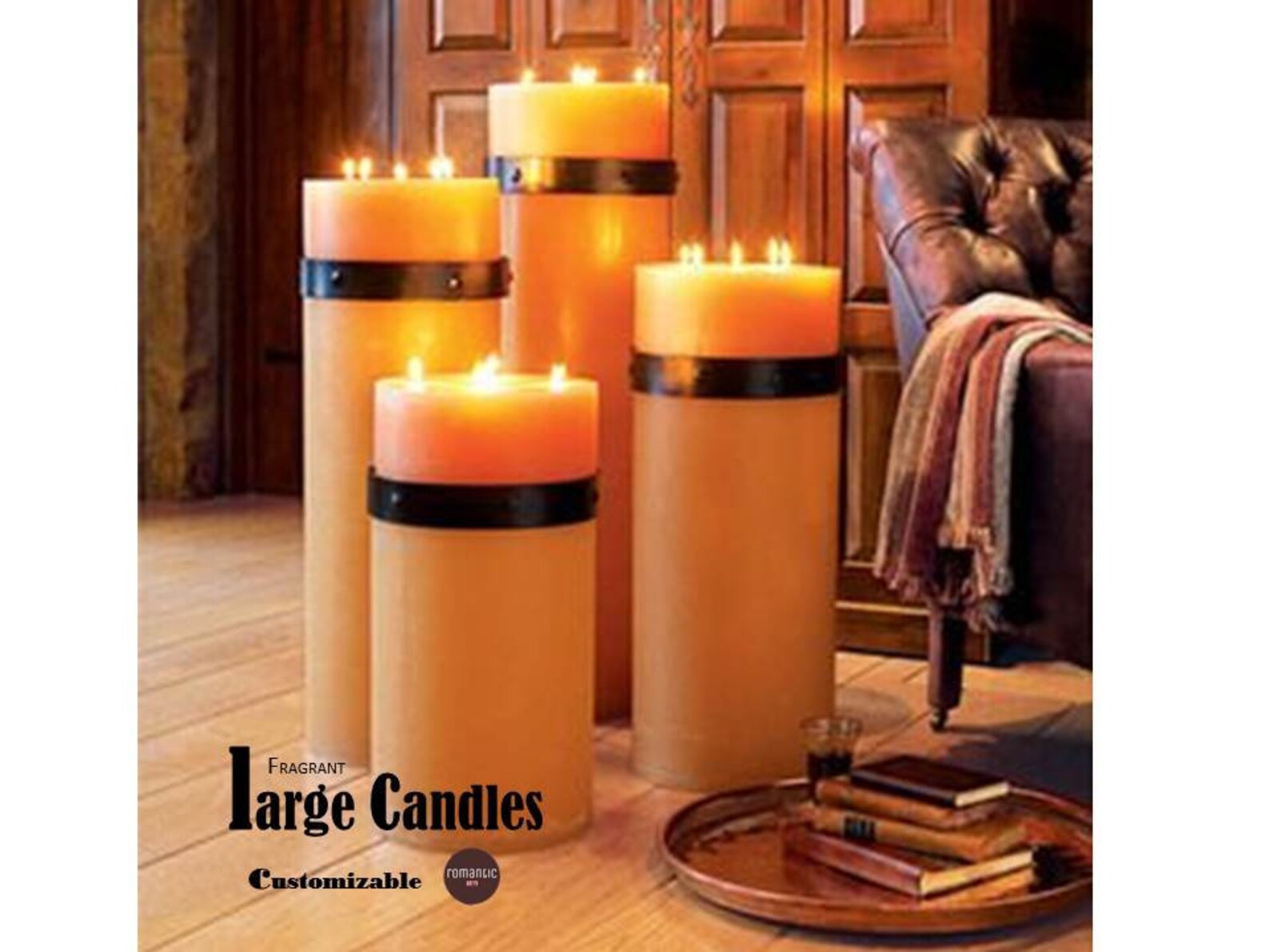 Large candle huge customizable scented therapy candles Etsy