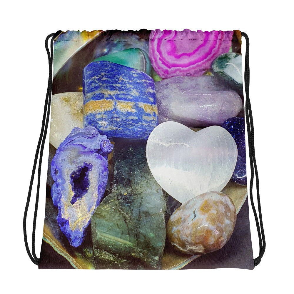 Drawstring bag with beautiful Crystal Photography Etsy
