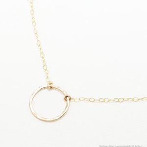 Open Circle Necklace, Minimalist Necklace, Circle Necklace, Karma Necklace, Necklaces For Women, Eternity Ring Necklace | Bliss Necklace