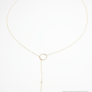 Lariat Necklace, Lariat Necklaces For Women, Lariat Necklace Sterling Silver, Dainty Gold Necklace, Vertical Bar Necklace | Accent Necklace