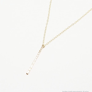 Skinny Gold Vertical Bar Necklace, Minimalist Necklace, Dainty Necklace, Delicate Necklace, Layering Necklace | Accent Necklace