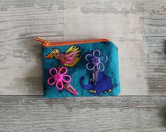 Mini purse 'The Show with the Mouse' - cute children's wallet